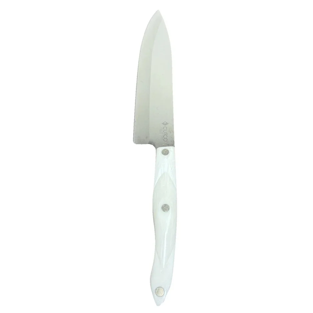 Cutco 1728 Petite Chef Knife With Pearl White Handle 13 1/8" with 7 1/2" blade - Picture 1 of 4